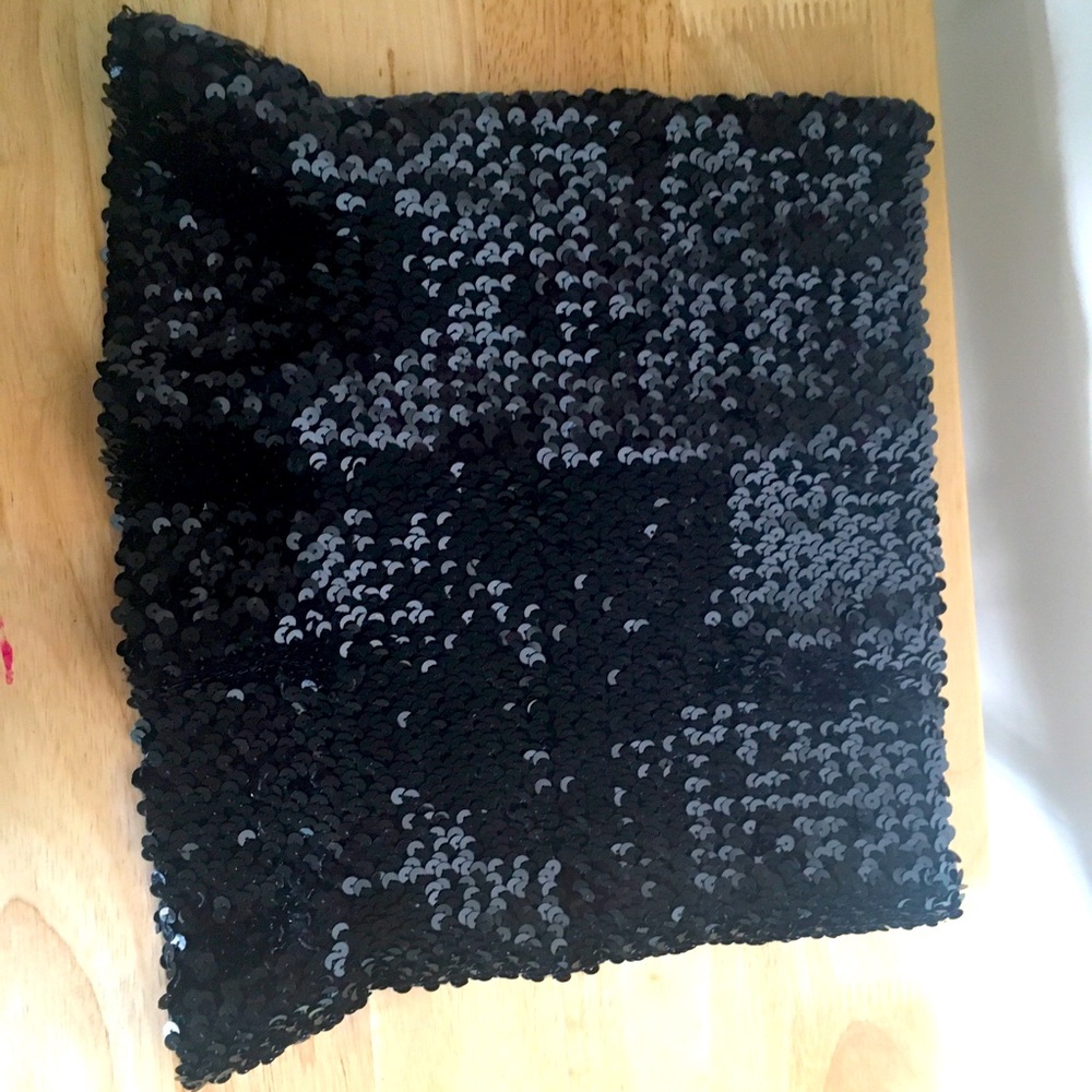 Black Sequin Bustier